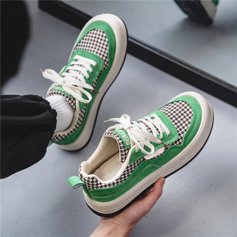 男鞋鞋子潮鞋秋冬季新款大头面包鞋韩版百搭港风休闲板鞋