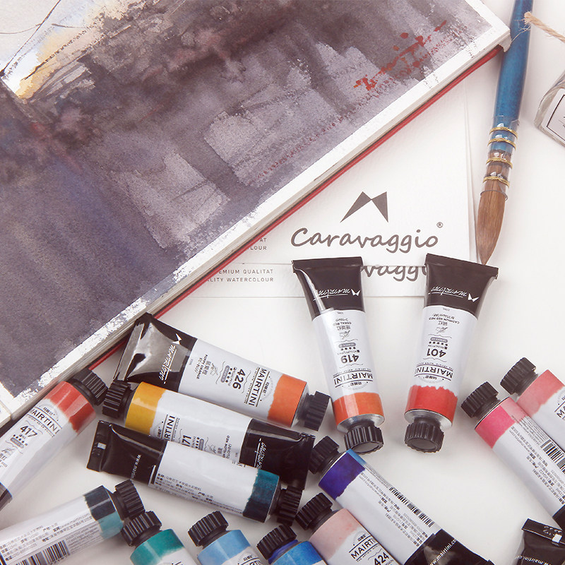 水彩颜料马蒂尼蒂尼mairtini大师级系列料单支装15ml水彩颜料