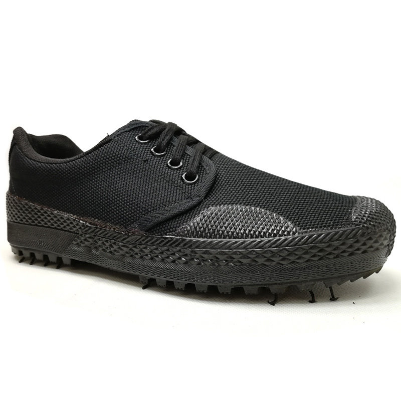 3539解放鞋网红解放胶鞋牛筋耐磨军绿民工系带军训高帮球鞋男士