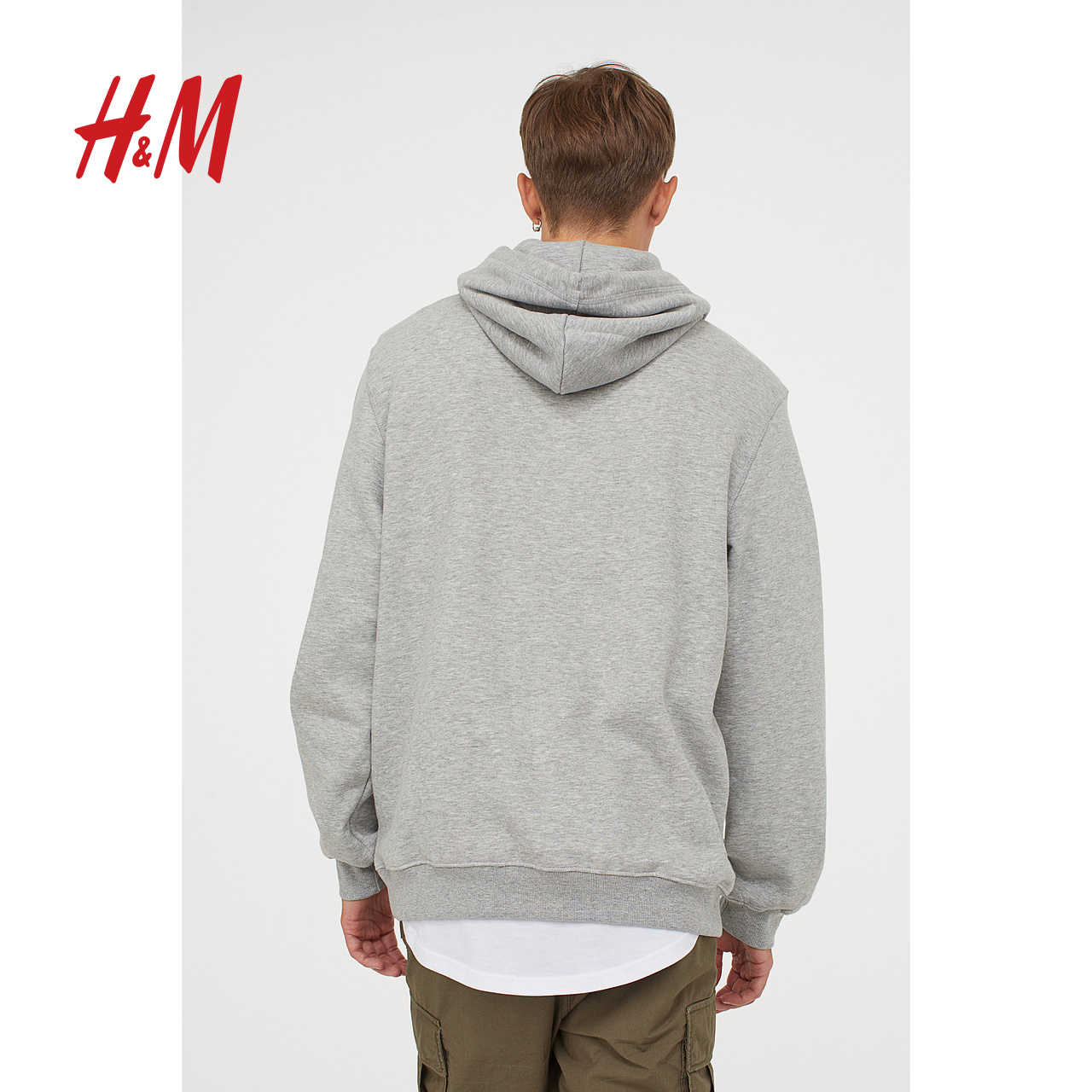 hm男装卫衣2件装2023春季休闲百搭长袖连帽卫衣