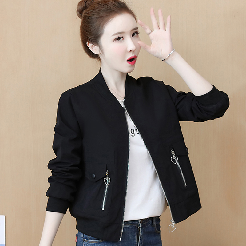 矮小小个子棒球短款外套女春秋装上衣2021年新款短外套