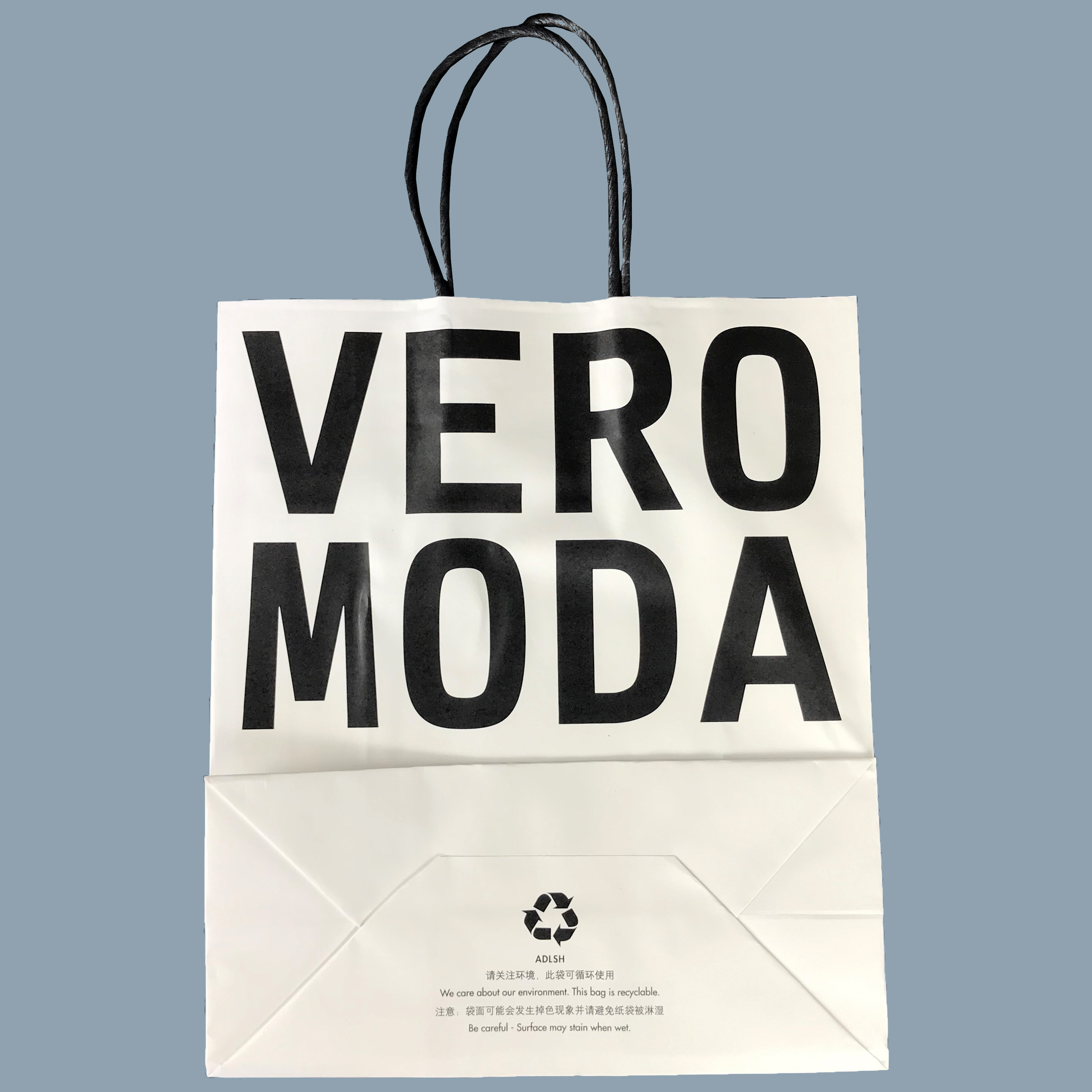 veromodaonly环保服装手提袋女装购物袋服装店袋子纸袋牛皮纸袋