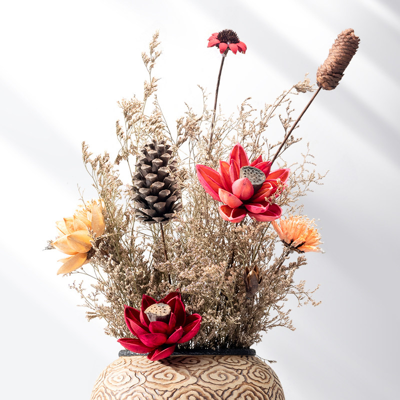 龙藤干枝树枝天然干花花束摆件花艺家居摆设客厅插花花瓶插花装饰