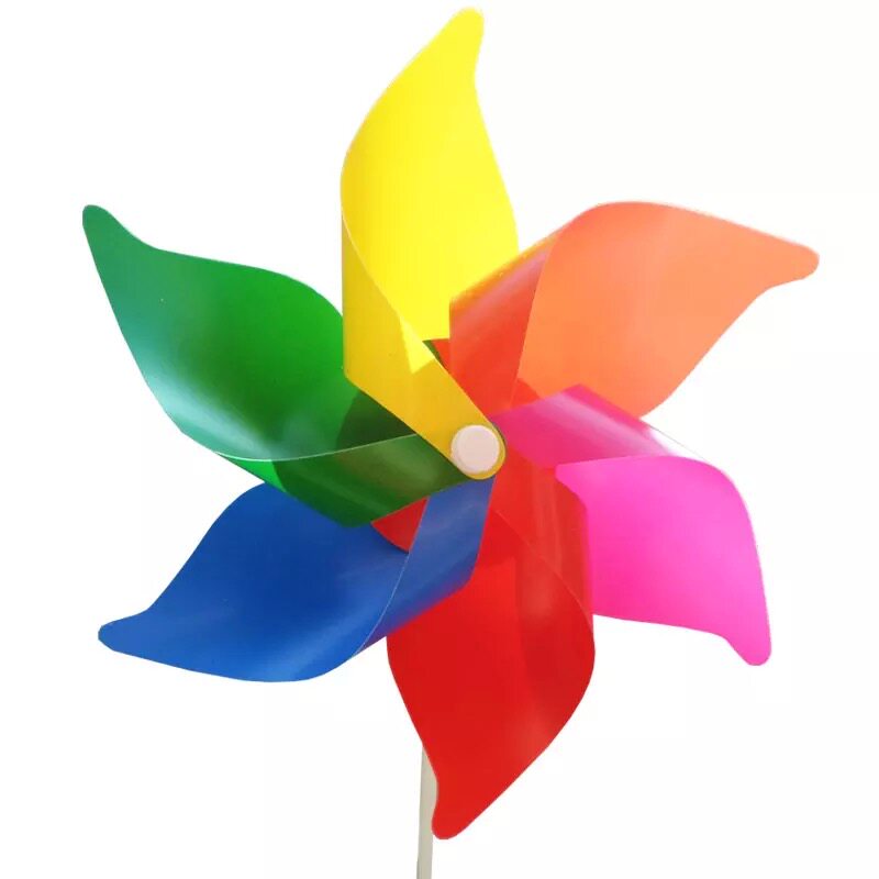 彩色多色塑料广告六角转运风转户外楼盘装饰用风车