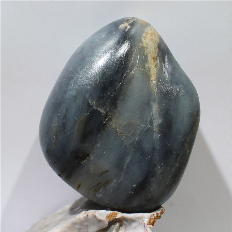 和田青花花籽原石厂家直销青色山水意境适合珠宝奇石