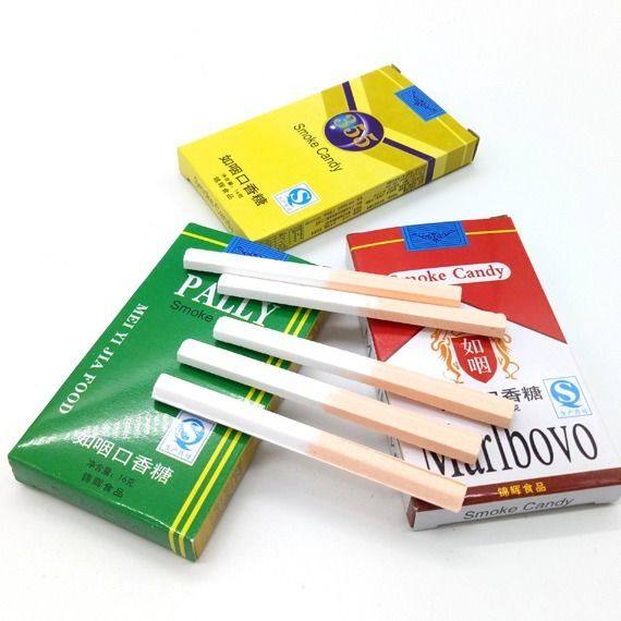 零食怀旧香烟糖酸酸甜儿时小时候童年如烟香口传统糖果