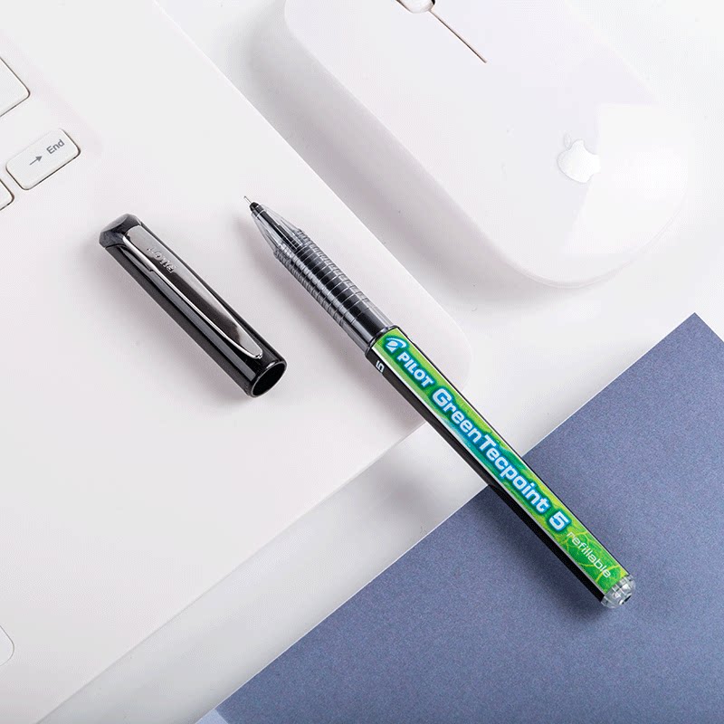 日本pilot百乐威宝bx-gr5-bg针管经典环保中性笔学生中性笔