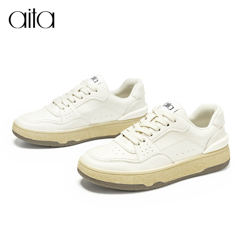 aita艾塔复古小白鞋休闲板鞋