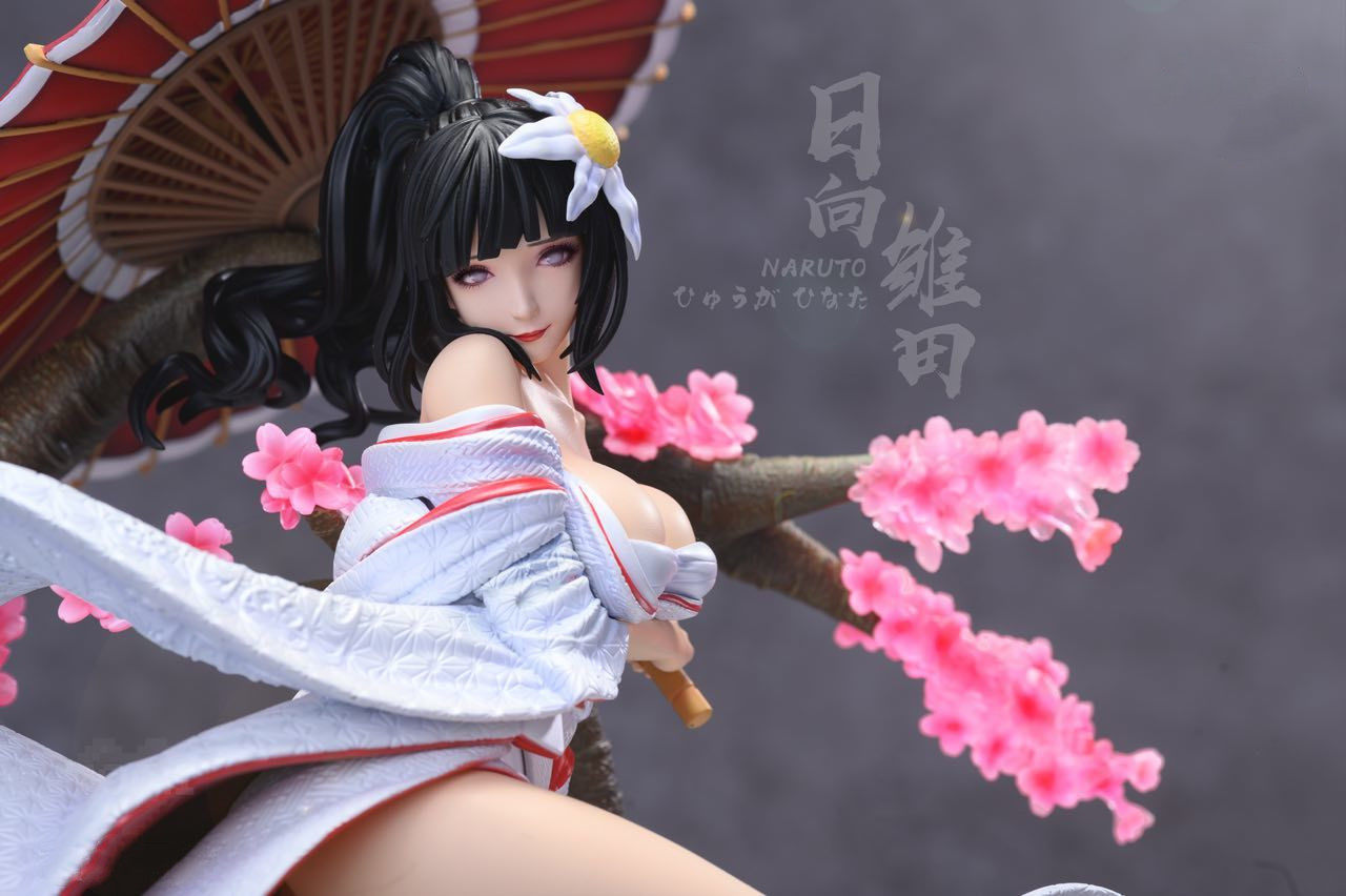火影忍者樱花花白无垢日雏田婚纱花嫁礼物二次元手办手办