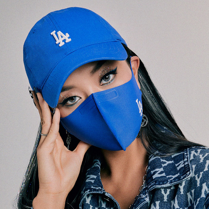 韩国mlb专柜正品口罩ny印花老花满标新款口罩