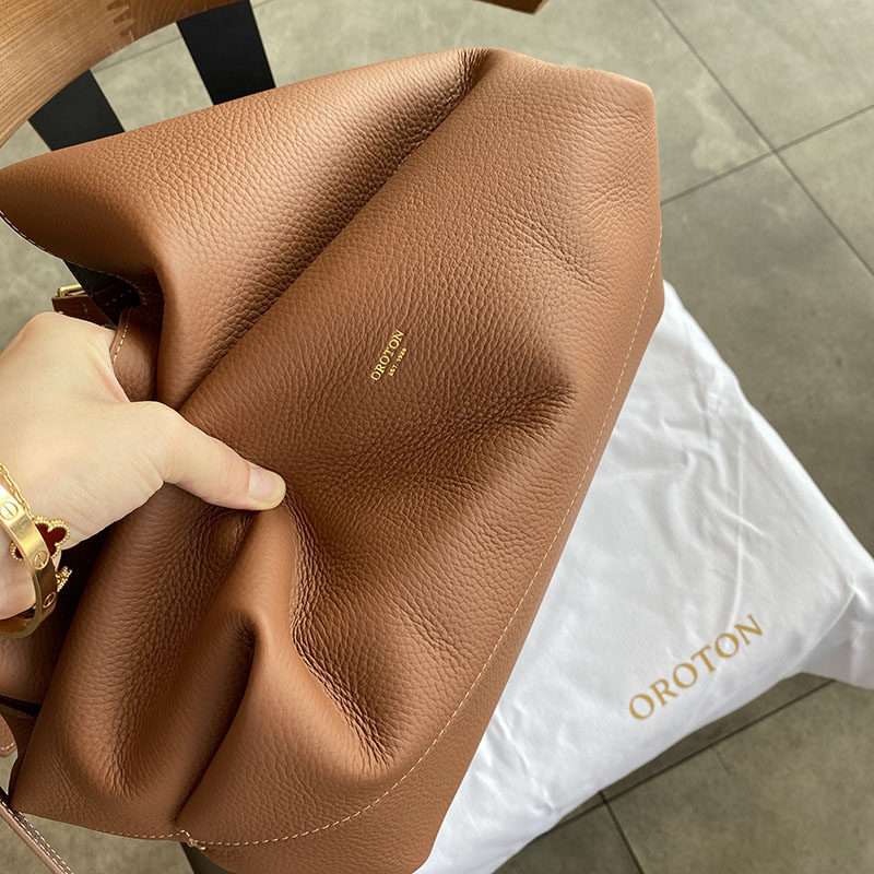 现货澳洲oroton水桶包女大容量包包真皮单肩包百搭女士包袋