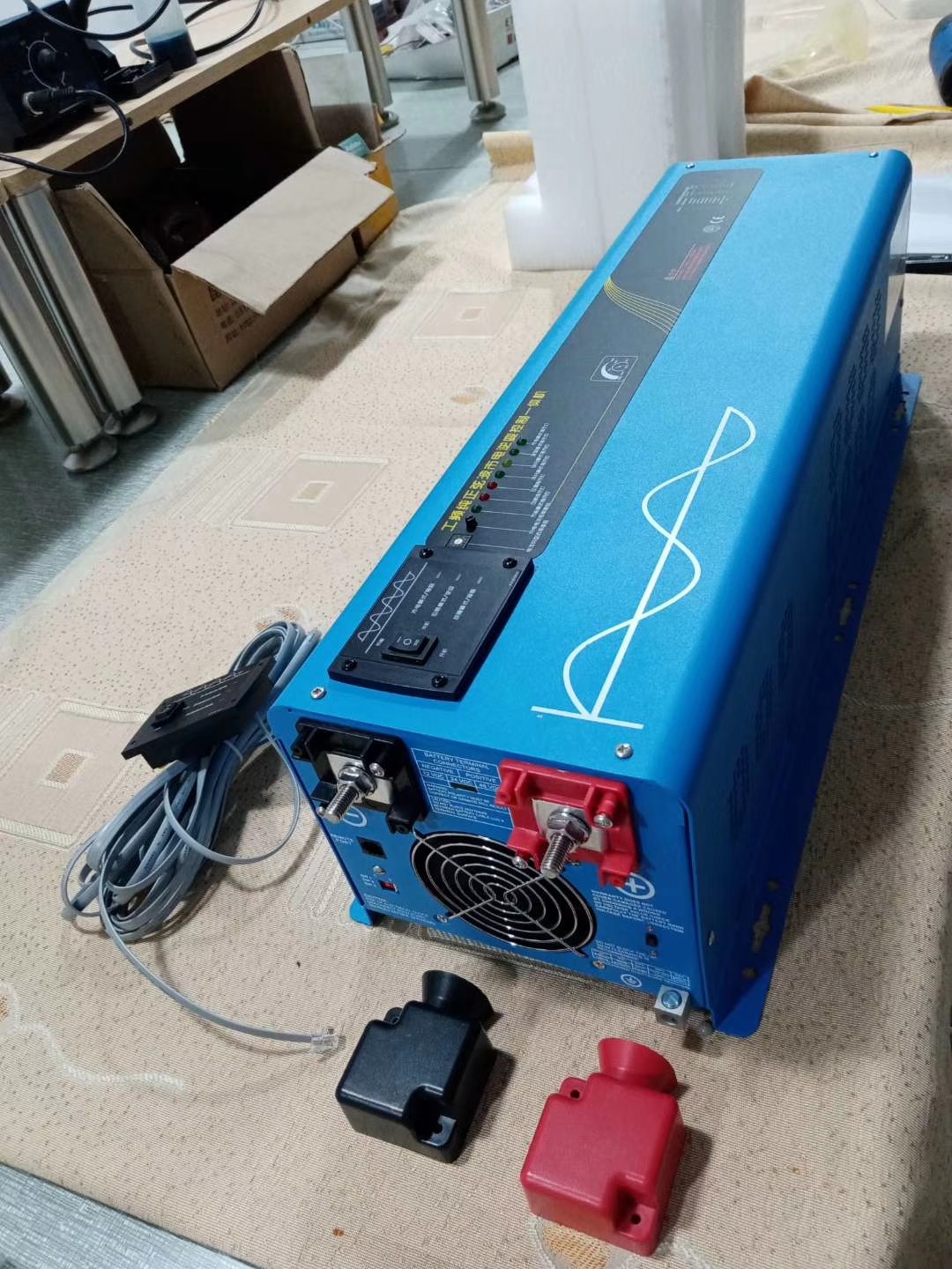 充电频带5000w远程控制电流可调24v220v房车逆变器逆变器