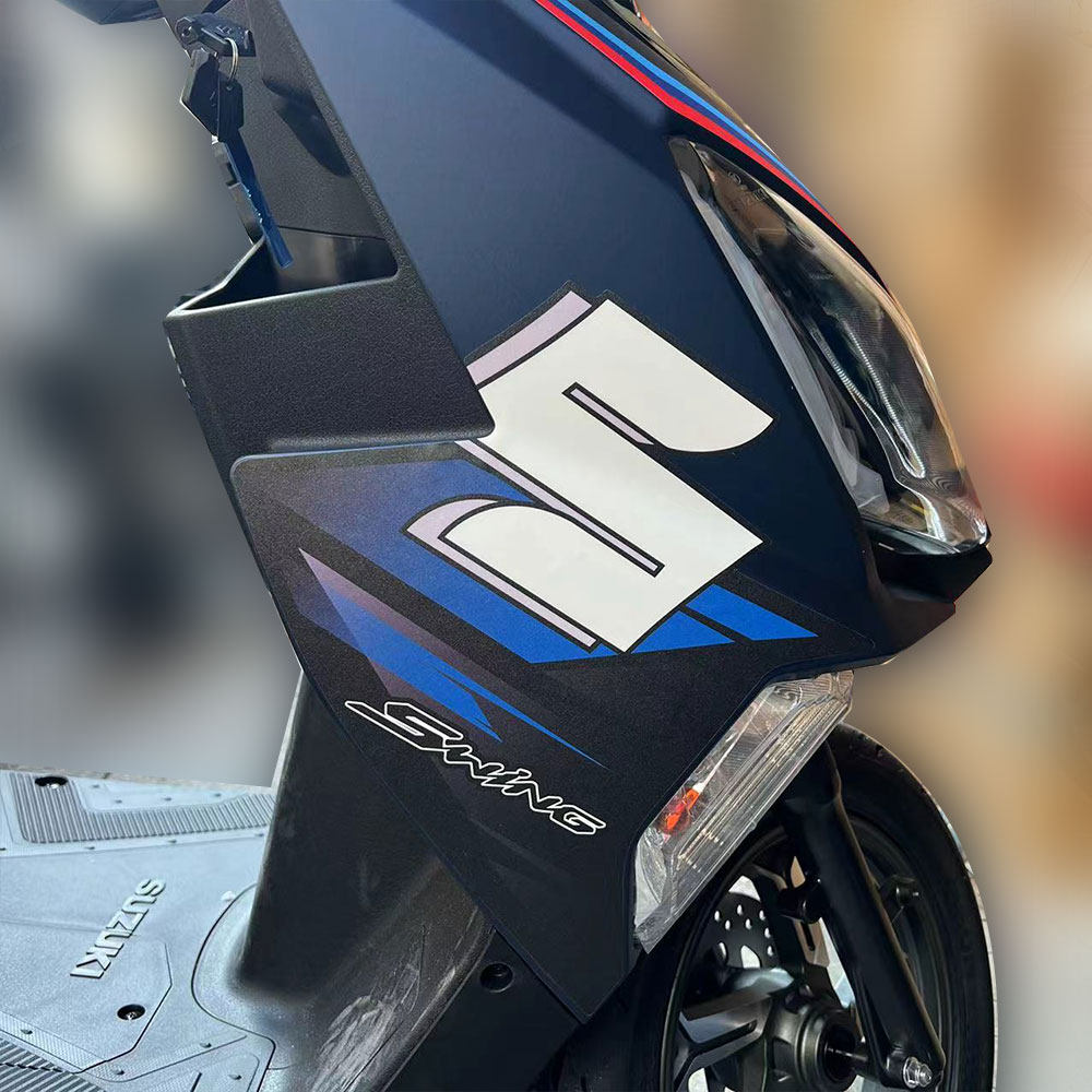 新款适用22款铃木uy125拉花版画贴纸车贴保护贴贴纸