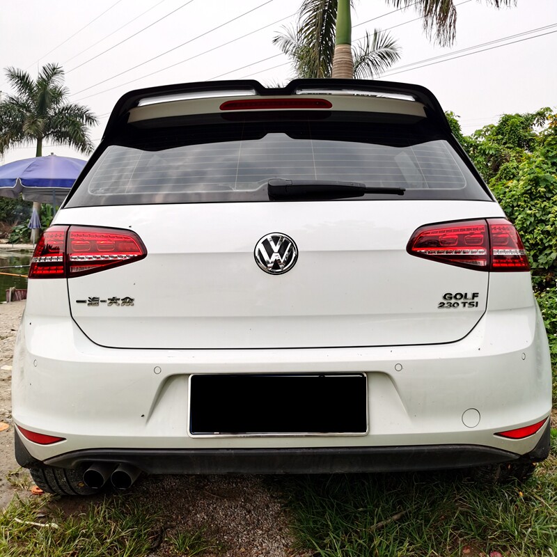 尾翼适用于大众高尔高尔夫侧翼改装rline款式mk7尾翼