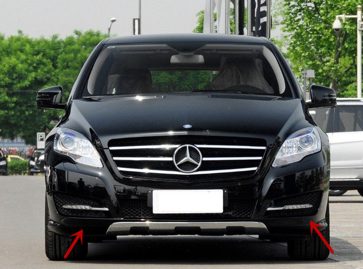 适配奔驰w251r280r300r320r350r500前杠保险杠中网