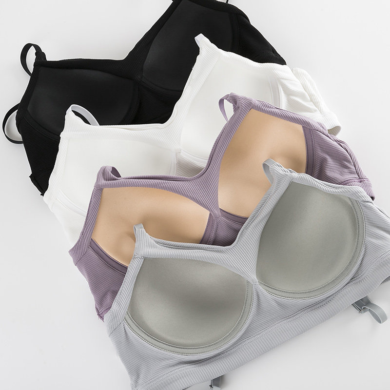 内衣女无钢圈聚拢背心一体式带胸无痕抹胸裹胸文胸