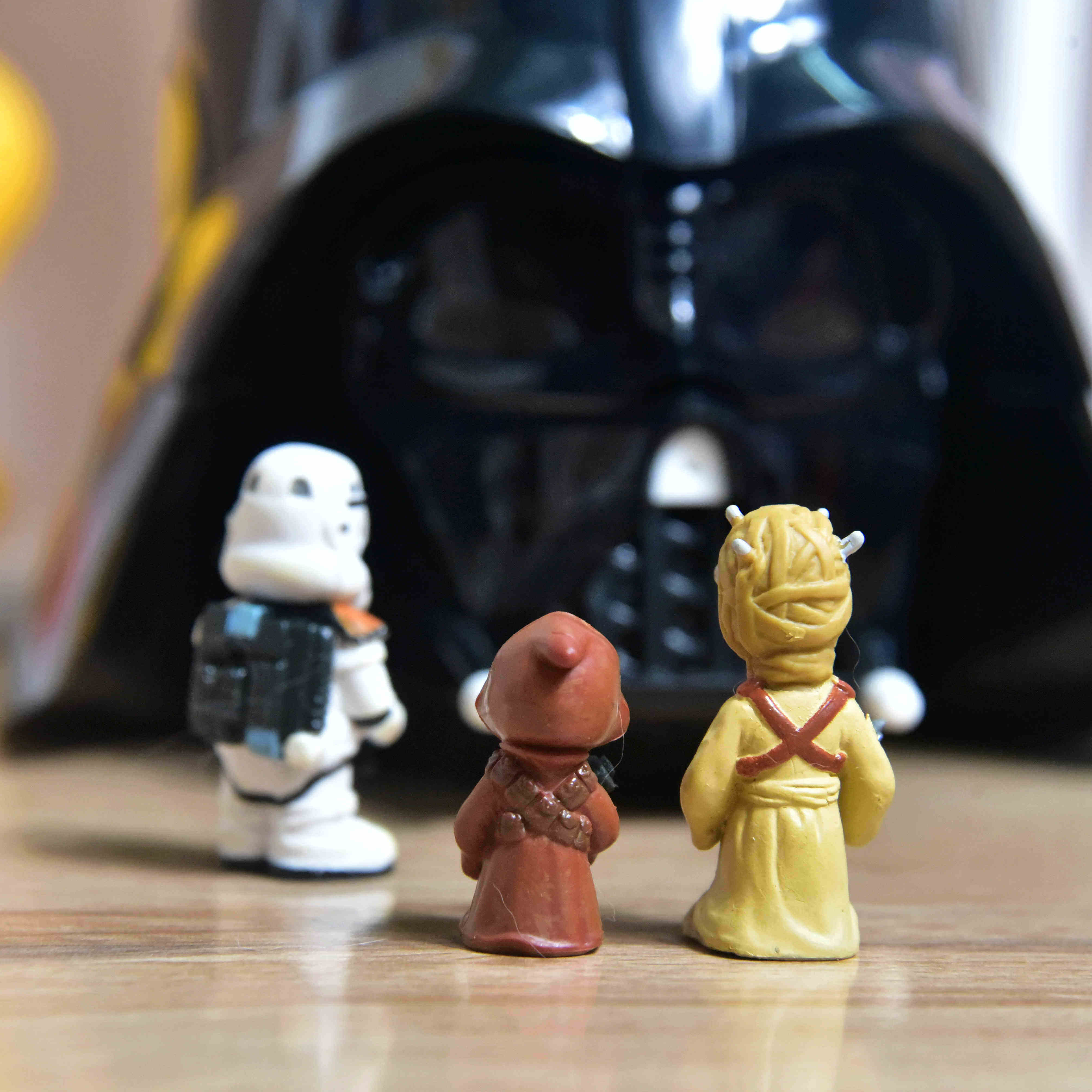 原单散货星球大战白兵贾瓦人袭击者迷你公仔人偶手办潮玩盲盒