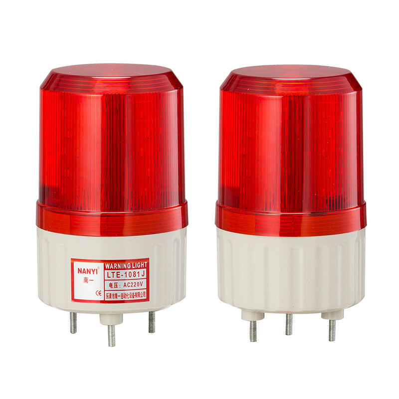 声光报警器lte1081j警报led报警闪烁旋转警示12v24v220v报警灯