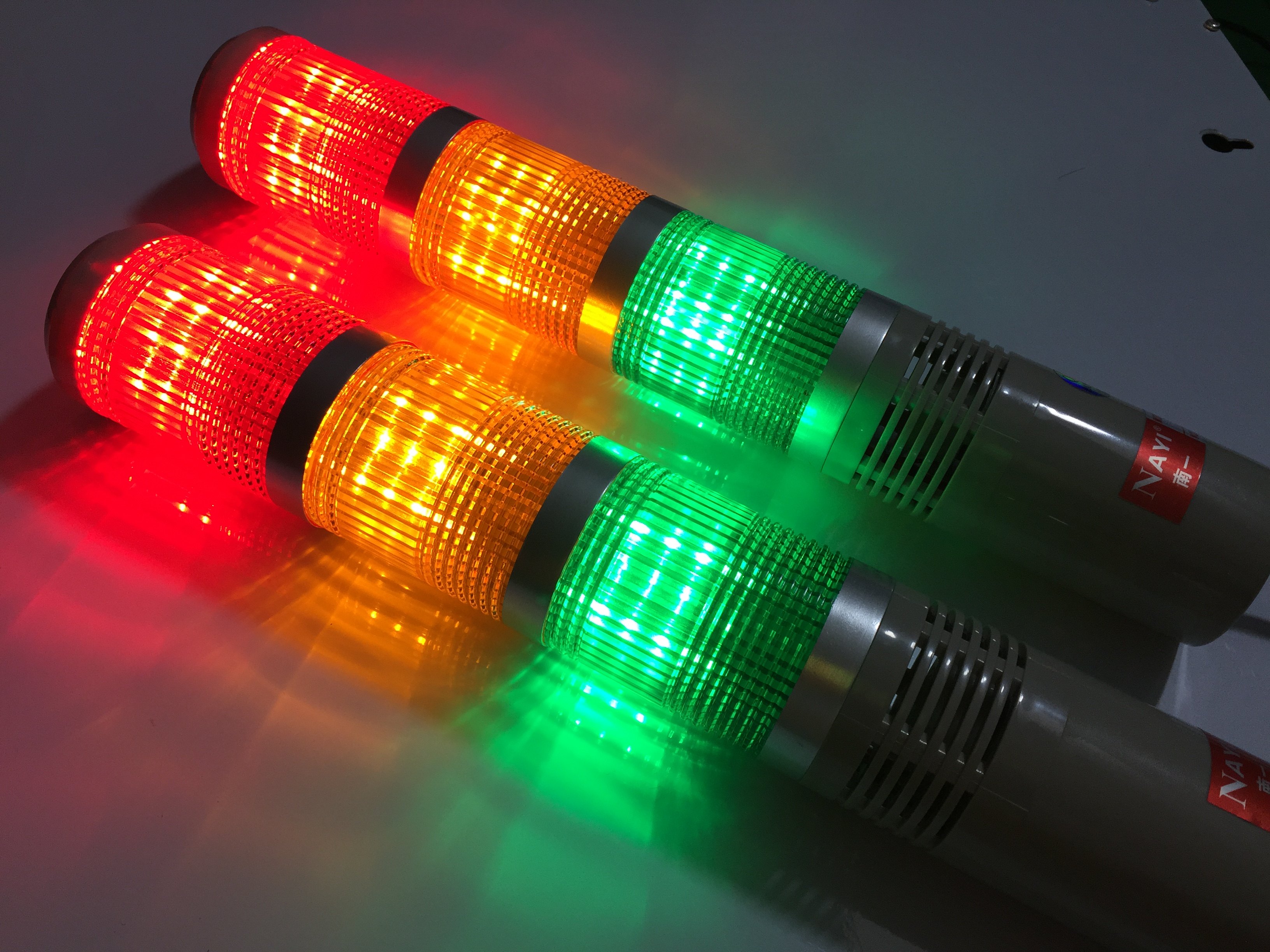 三色指示灯报警led报警器机床信号24vlta5053tj蜂鸣报警灯