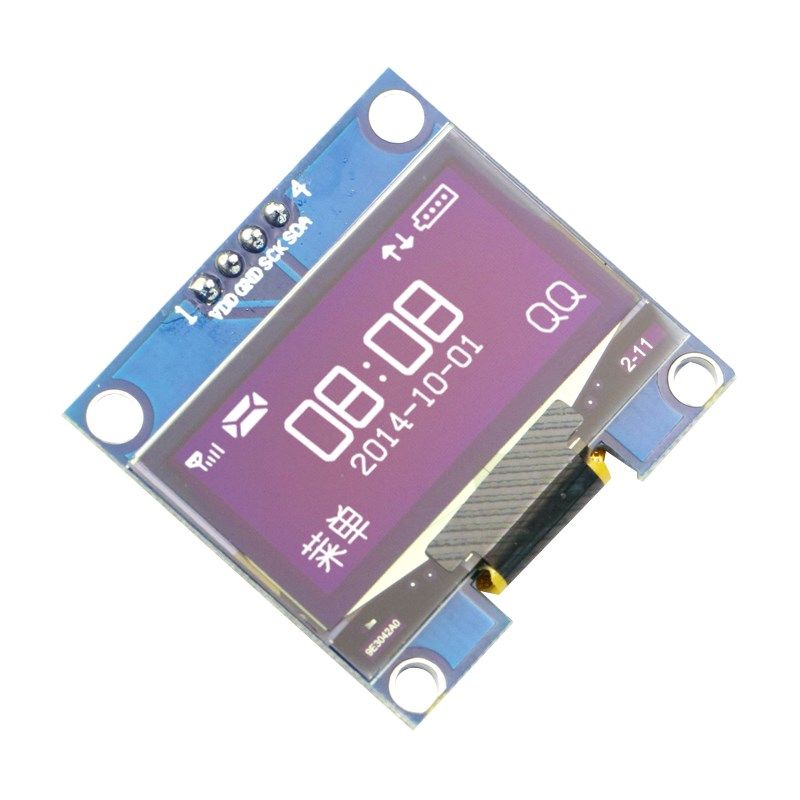 13寸模块oled显示屏12864液晶屏显示iic接口白色oled