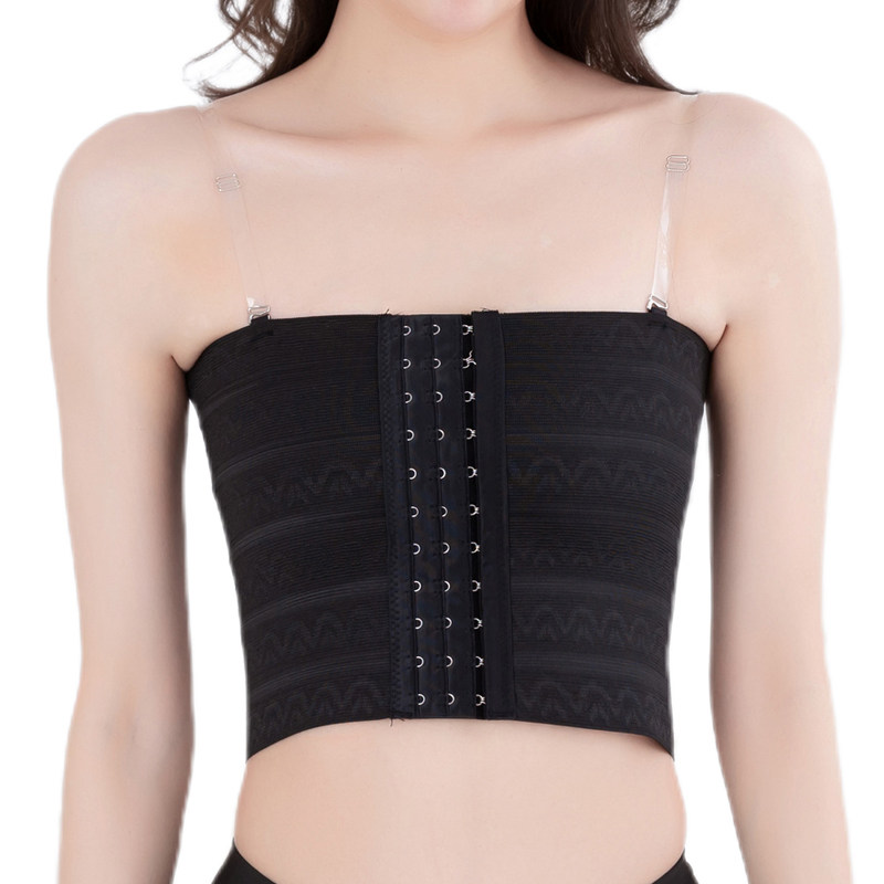 束胸les内衣女缩学生超平夏季大胸显胸小裹塑身上衣