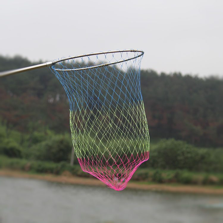 钓鱼网大网眼大力马抄网头球拍线抄鱼网兜抄网头其他垂钓用品