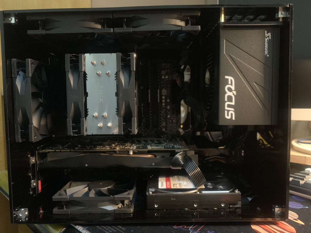 亚克力diy机箱matxitx主板atxsfx1u独显企业级机箱