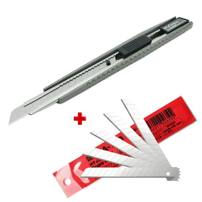 日本大坂nta300grp小号美工刀金属手柄刀片自动美工刀