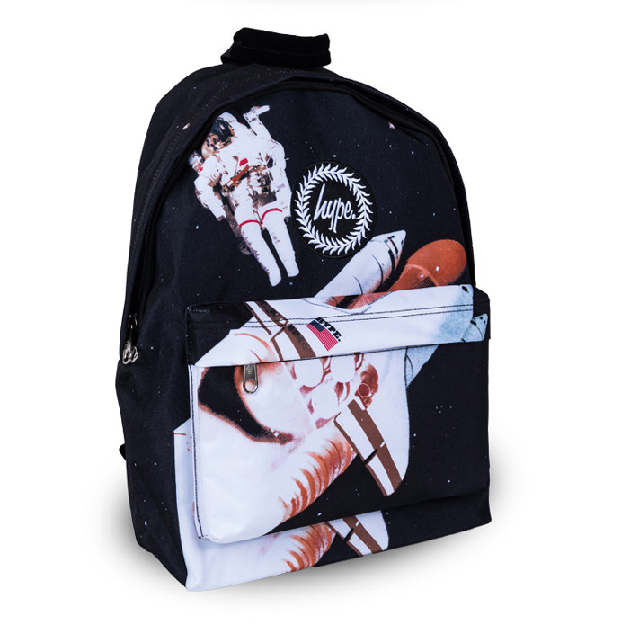 justhype宇航员印花双肩包高中中学生书包学院男女双肩背包