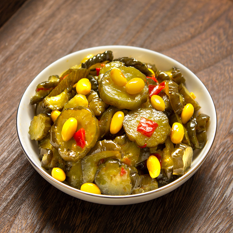 瓜片荆香瓜下咸菜脆腌香甜酱瓜黄豆饭菜香辣酱菜