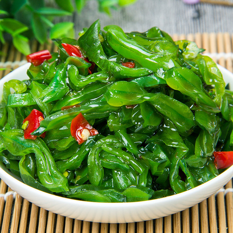 庄彪油焖海白菜整箱10斤香辣酱菜红油即食下饭海酱菜