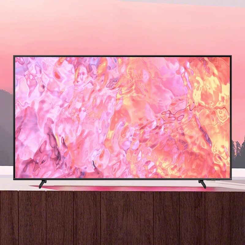 samsung三星75q60z75英寸qled量子点智能纤薄电视机新品上市