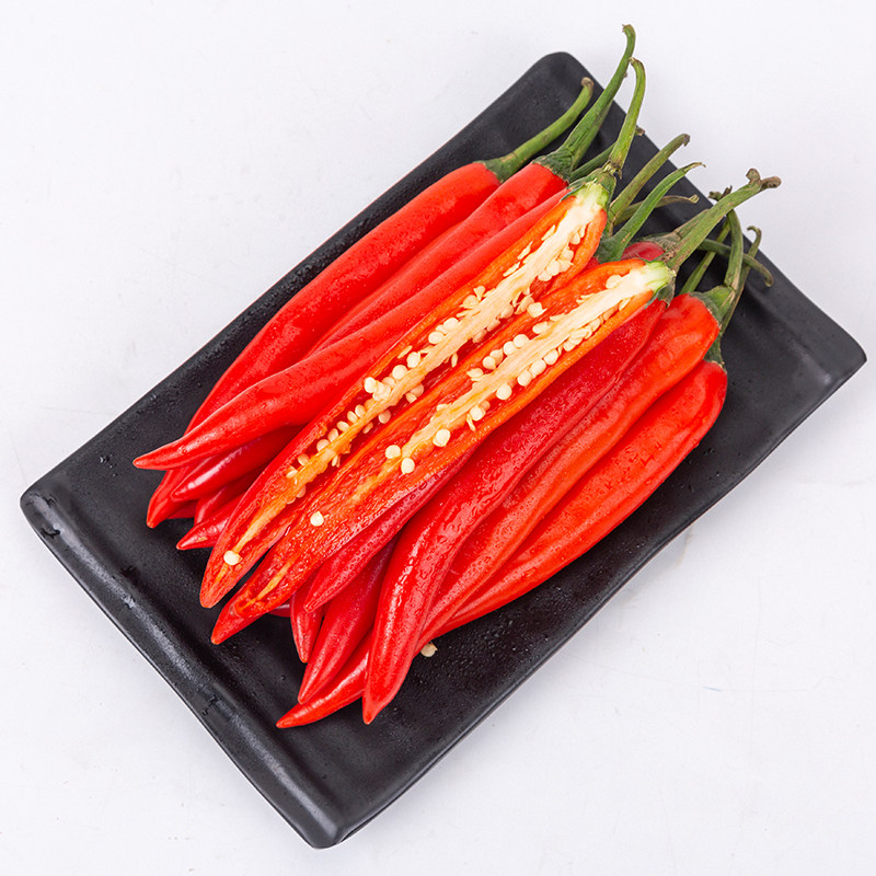 新鲜海南海花红辣椒5斤当季现摘蔬菜农家自种辣椒