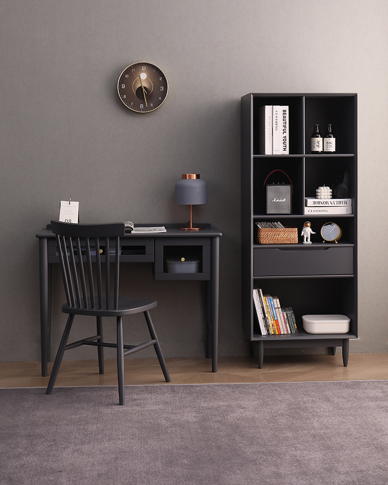 艾迪嘉贝塔书桌实木现代简约家用学习桌小户型书房书桌