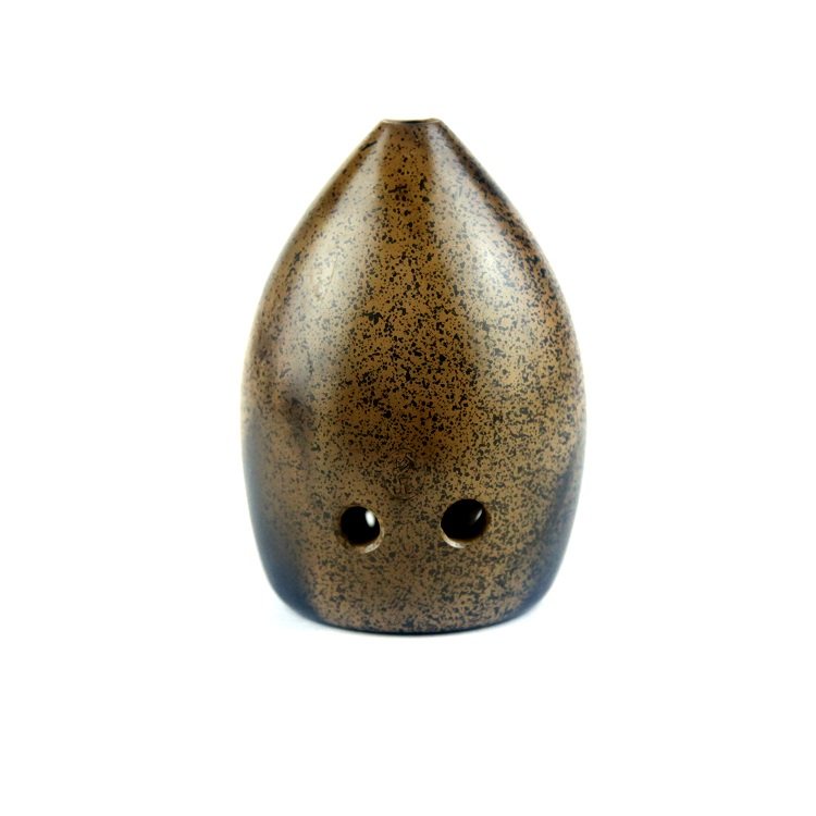 陶埙冯氏民族演奏专业梨形精品熏烧初学者双腔埙