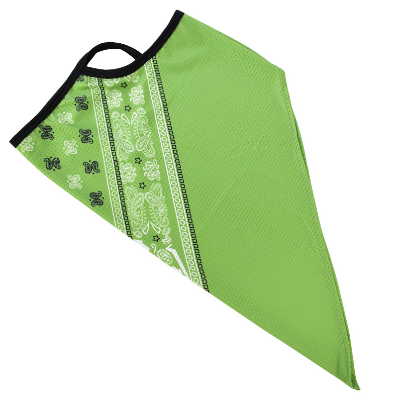 腰果挂耳面巾冰丝防晒面罩骑行脖套三角巾钓鱼自行车头巾