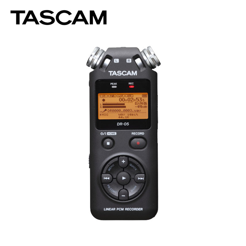tascam dr-05 dr05x录音机新闻采访会议记录吉他弹唱吃播录音笔