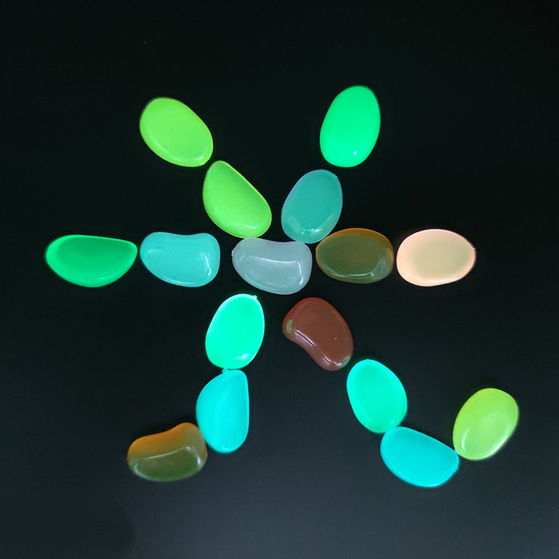 石头七彩夜光荧光石发亮光鱼缸造景装饰摆件摆件