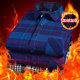 Shirt men 2020 new winter trend of middle-aged father thick velvet long-sleeved shirt and casual jacket shirt Shirt men 2020 new winter trend of middle-aged father thick velvet long-sleeved shirt and casual jacket shirt