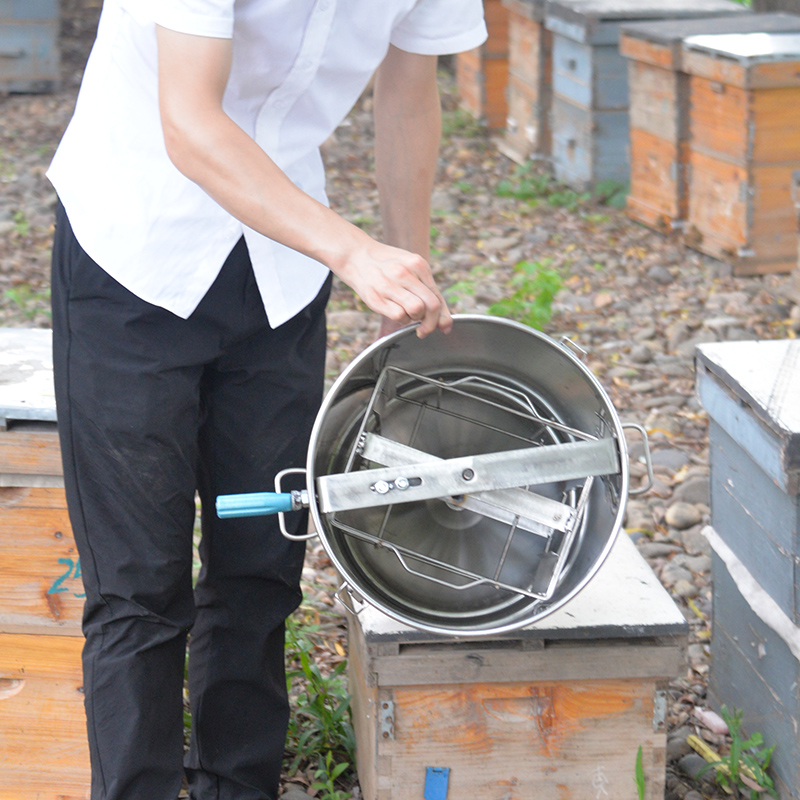 打蜜桶摇蜜机小型家用中蜂甩蜜打糖机可定304全不锈钢蜂蜜分离机