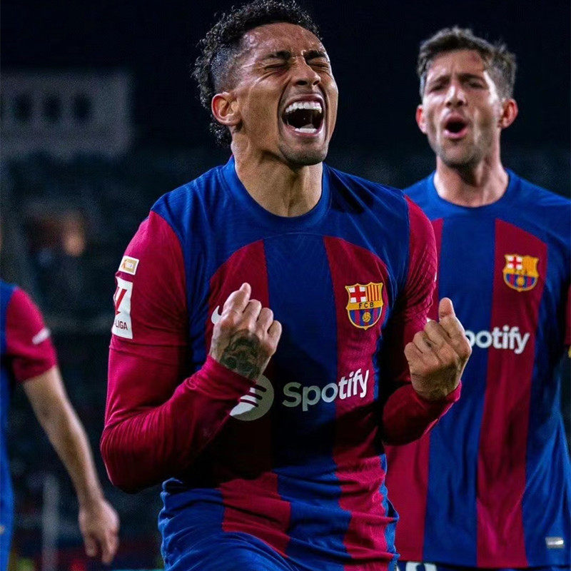 欧冠新赛季巴萨主场球衣球迷版加维莱万佩德里德容阿劳霍菲利克斯