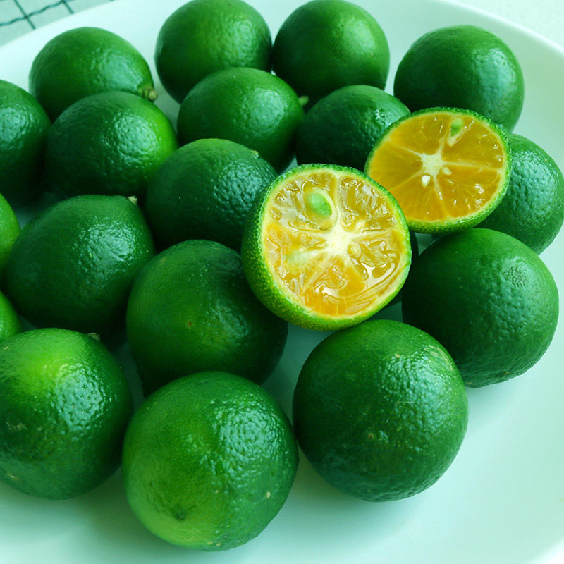 新鲜水果海南青金桔小金橘绿桔子酸非越南茶饮专用多省包邮5斤装
