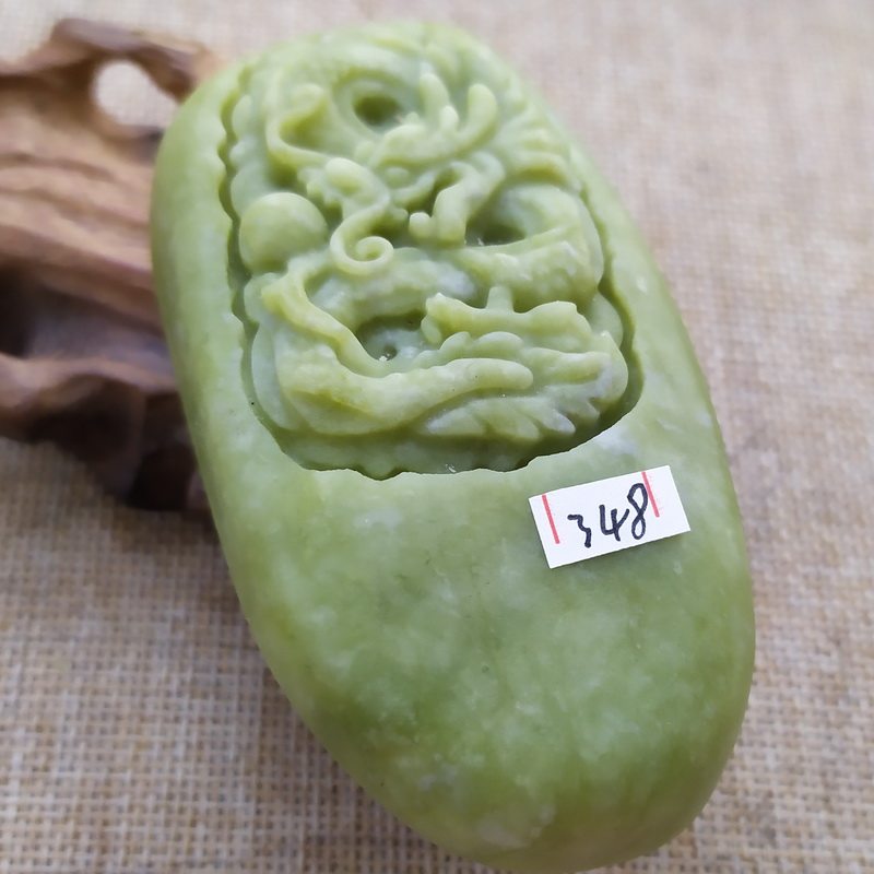 皇冠纯天然玉石玉器南玉手把件手玩件玉雕雕刻手饰