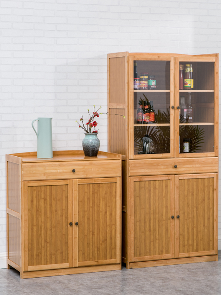 简易碗橱橱柜厨房老式碗柜透气家用餐边柜经济型餐边柜