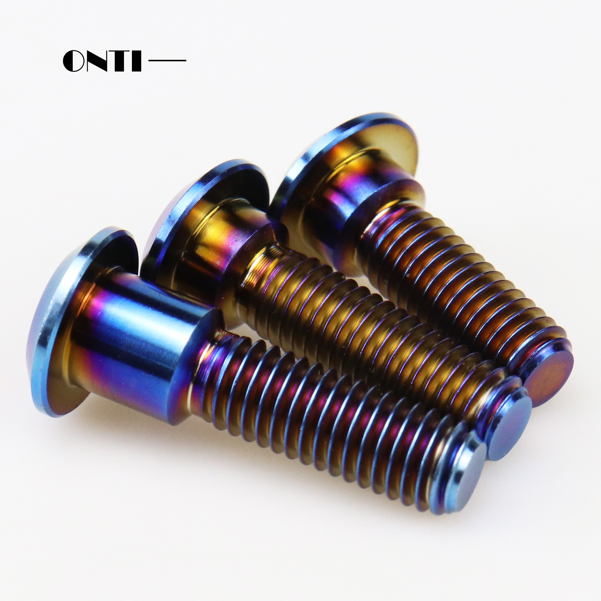 onti钛合金螺丝m8小牛九号电动车摩托车碟刹盘台阶螺栓