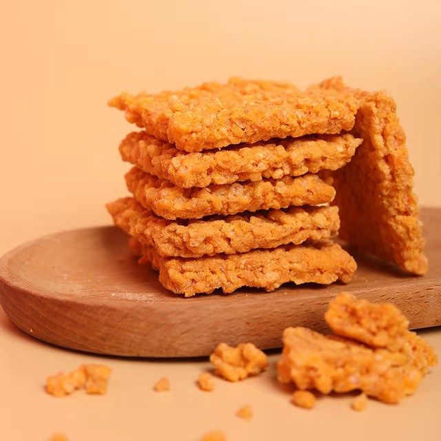 蟹黄锅巴3袋6袋120g阳澄湖糯米一虾膨化食品