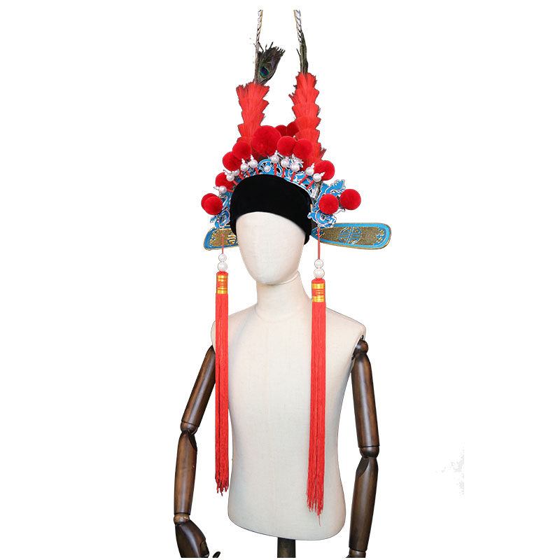 中原戏装戏曲纱帽京剧戏剧官帽素纱北京款京驸马民族服装