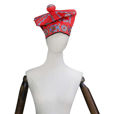 中原戏装戏曲戏剧京剧花罗帽京剧帽大武生三岔口武打衣抱衣六角帽