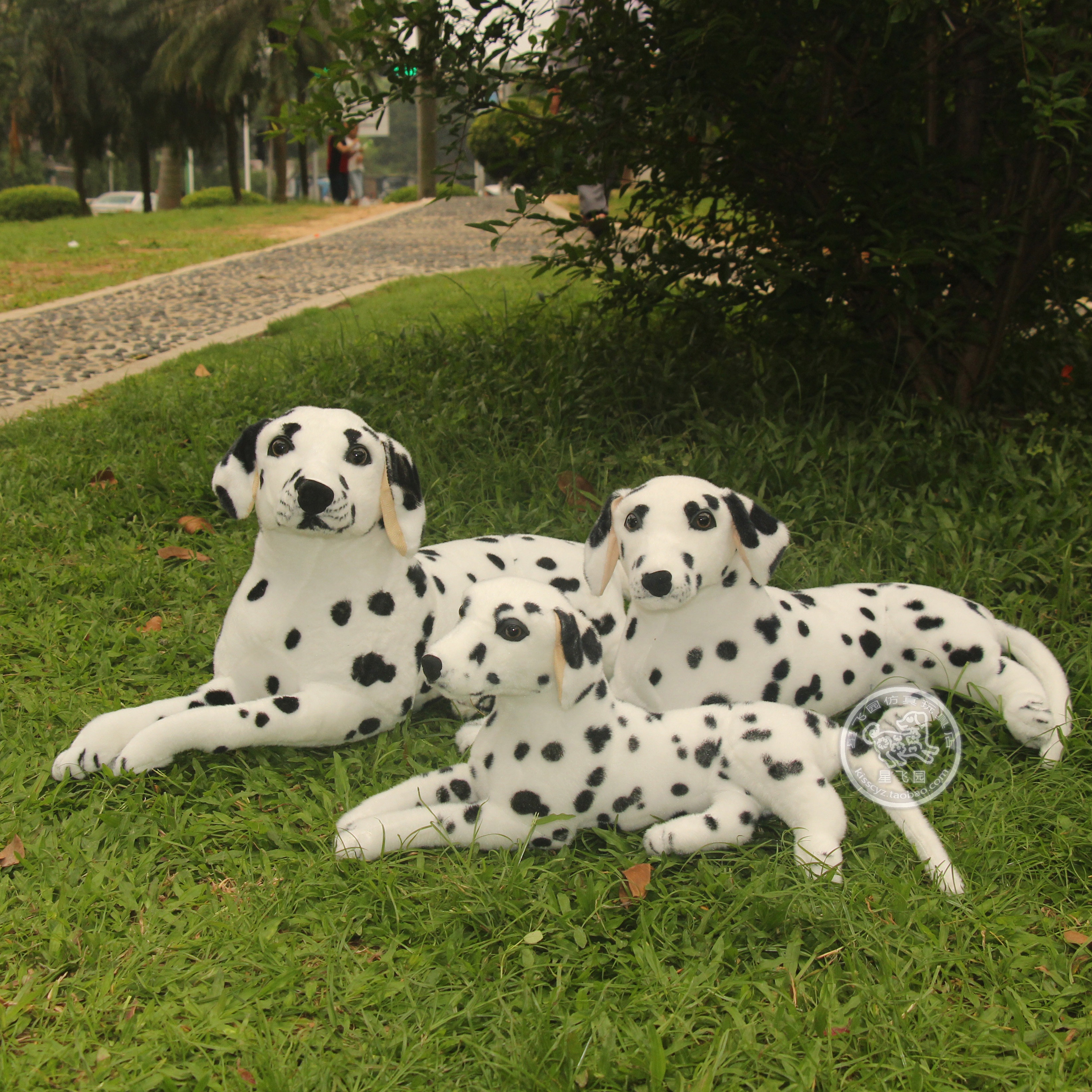 仿真斑点狗大麦麦丁公仔儿童毛绒玩具可爱布娃娃玩偶毛绒布艺类玩具