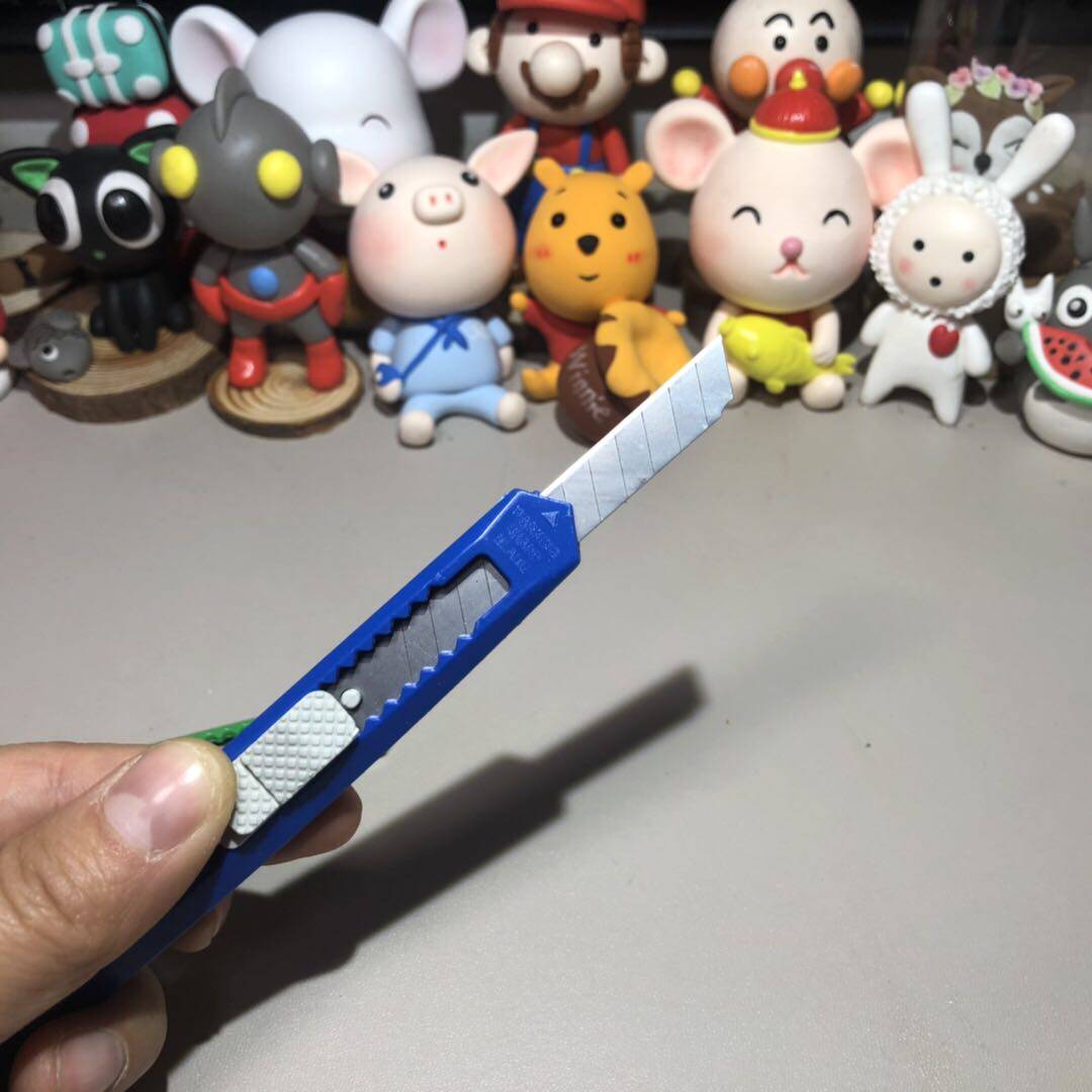 超轻粘土辅助工具儿童慎买切割开箱小号美工刀粘土